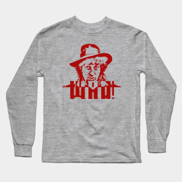 WHO?! The Doctor is in. Long Sleeve T-Shirt by Wonderstuff